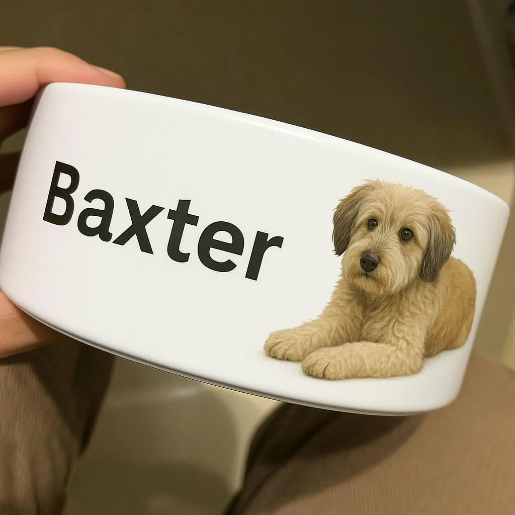Paws Personalized Pet Bowl - Image 2